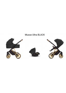 BABY ACTIVE kombinovaný kočík MUSSE ULTRA gold-black